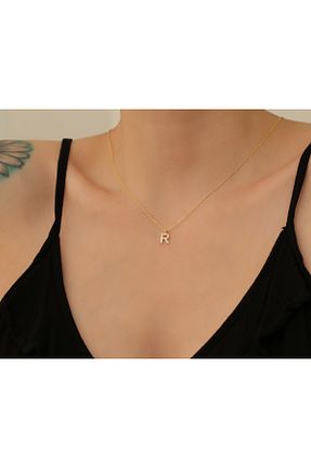 گردنبند نقره طلائی زنانه 925 عیار Gümüşistan - کد 798993608