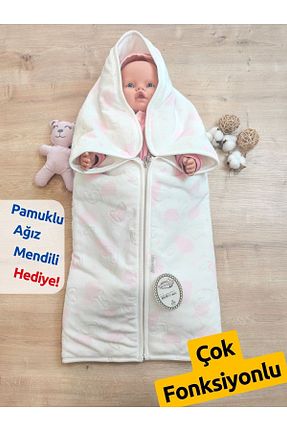 پتوی کودک و نوزاد صورتی پنبه ای Tomuycuk - کد 788645237
