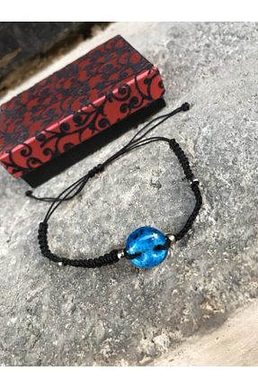 دستبند جواهر فیروزه ای زنانه سنگ طبیعی Sultan Telkari - کد 75000262