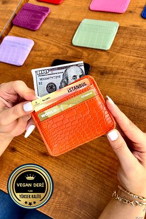 جا کارتی نارنجی زنانه ابعاد کوچک CüzCan - کد 768214952