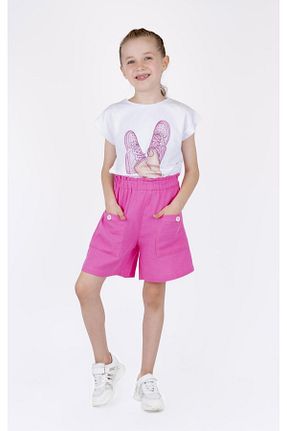 شلوارک و برمودا صورتی بچه گانه رگولار best kids - کد 740950290