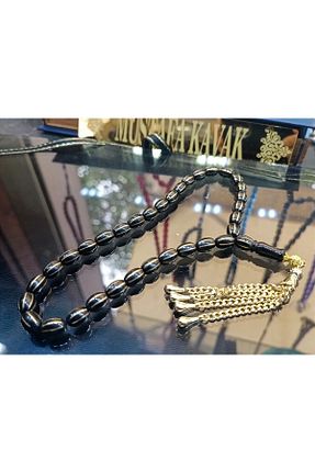 تسبیح مشکی سنگ اولتو Oltu - کد 787364024