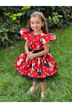 لباس قرمز بچه گانه بافتنی EYLÜL ELİF BUTİK - کد 348686791