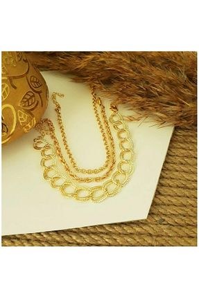 دستبند جواهر زرد زنانه روکش طلا Bijustore - کد 799706093