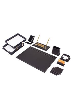 ست رومیزی اداری مشکی Güner Ofis - کد 310587275