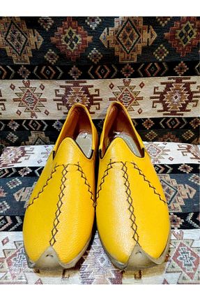 بابت زرد زنانه چرم خالص Osmanlı Yemeni Dünyası - کد 798759050