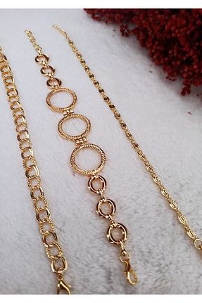 دستبند جواهر طلائی زنانه زیرکن Grcstyle - کد 764417532