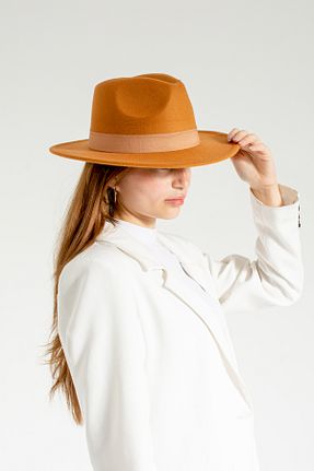 کلاه نارنجی زنانه پنبه ای Çalıkuşu - کد 799335410