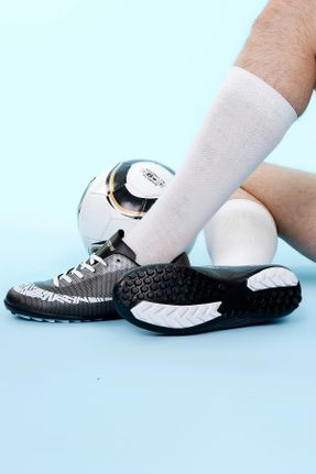 کفش فوتبال چمن مصنوعی مشکی مردانه کد 798726339