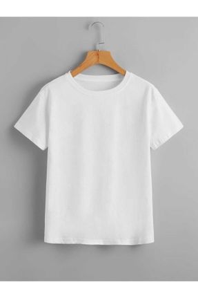 تی شرت سفید بچه گانه رگولار کد 798734186