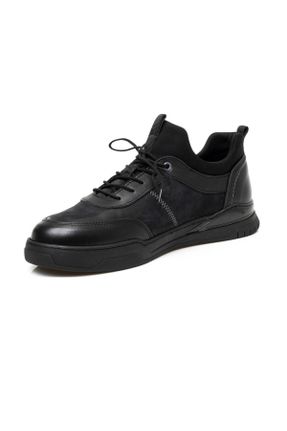کفش کژوال مشکی مردانه پارچه نساجی پاشنه کوتاه ( 4 - 1 cm ) پاشنه ساده کد 770287734