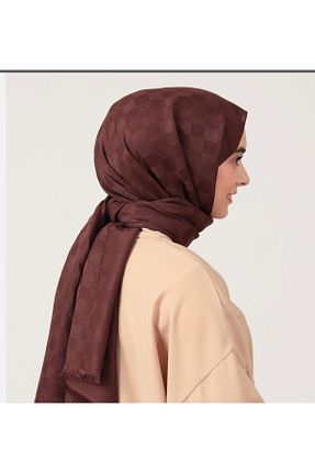 شال قهوه ای زنانه پلی استر SpecialScarf Hijab Fashion - کد 798995423