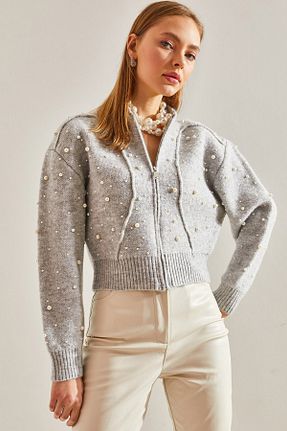 رویه طوسی زنانه اکریلیک - پلی استر Bianco Lucci - کد 799367258