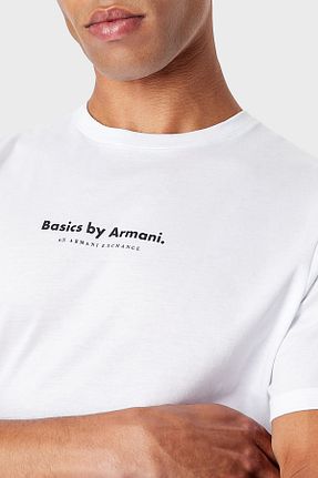 تیشرت سفید مردانه رگولار Armani Exchange - کد 799385785