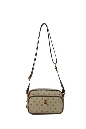 کیف دوشی قهوه ای زنانه چرم مصنوعی Pierre Cardin - کد 356597559