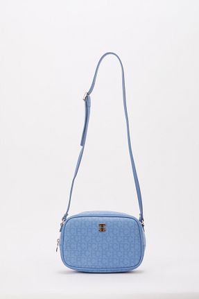 کیف دوشی آبی زنانه چرم مصنوعی Pierre Cardin - کد 798084757