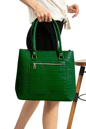 کیف دوشی سبز زنانه چرم مصنوعی Reddington - کد 799817388