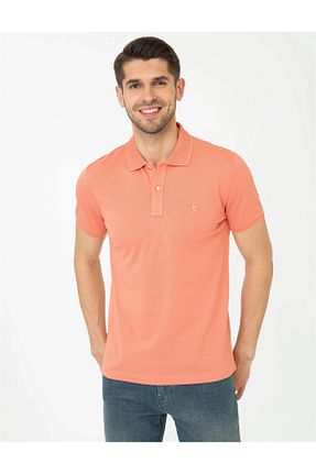 تیشرت نارنجی مردانه اسلیم فیت Pierre Cardin - کد 800020270