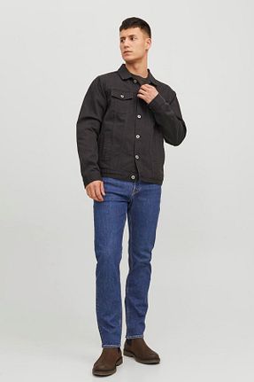 شلوار جین آبی مردانه رگولار Jack & Jones - کد 800051205