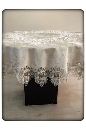 رومیزی قهوه ای مخمل ÇeyizHan - کد 289812891