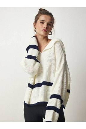 پلیور نباتی زنانه Relaxed BBbutik - کد 800205244