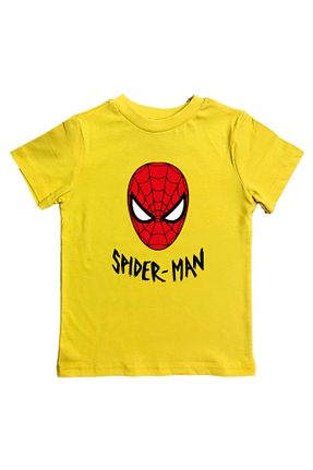 تیشرت زرد بچه گانه رگولار Spiderman - کد 800223598