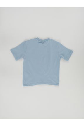 تی شرت آبی بچه گانه اورسایز تکی طراحی کد 800336986