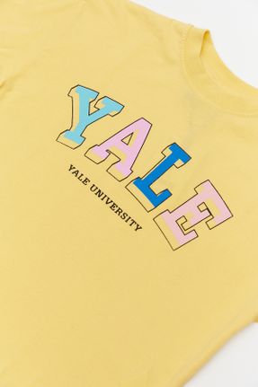 تی شرت زرد بچه گانه اورسایز تکی طراحی کد 800273552