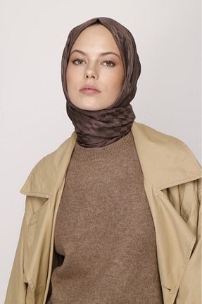 شال قهوه ای زنانه VALORSCARF - کد 792549523