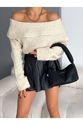 پلیور بژ زنانه ساده Noa Noa - کد 794846095