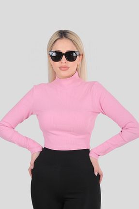پلیور صورتی زنانه ساده Multi Polo - کد 795262653