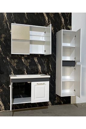 قفسه حمام سفید MDF DOĞSAN MOBİLYA - کد 286526167