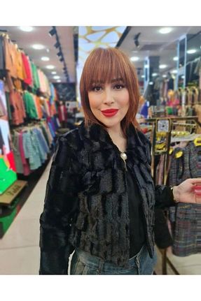 کت مشکی زنانه Bolero MEMETTİ - کد 792509906