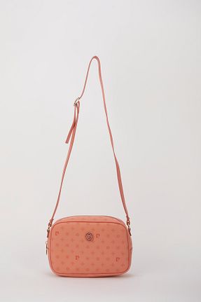 کیف دوشی قرمز زنانه ساتن Pierre Cardin - کد 800353744