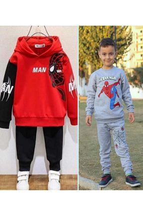 ست بالاتنه و پائین تنه طوسی بچه گانه بافت Gutsy - کد 799960631