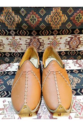 بابت قهوه ای زنانه چرم خالص Osmanlı Yemeni Dünyası - کد 799974184
