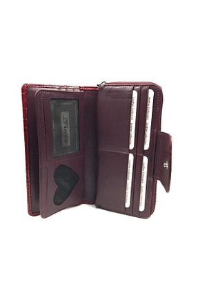 کیف پول قرمز زنانه ابعاد بزرگ Skarlet - کد 99327548