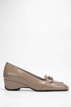 کفش کلاسیک قهوه ای زنانه پاشنه کوتاه ( 4 - 1 cm ) کد 800042494