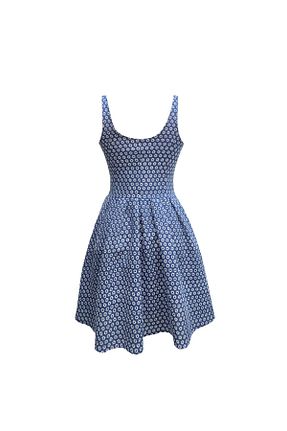 لباس آبی زنانه بافتنی COPURS - کد 355576144
