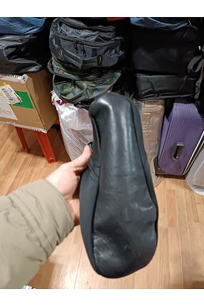 بوت خانگی مشکی زنانه پارچه ای termal mest - کد 800235247