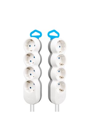 کابل افزودنی پریز گروهی سفید 4 nelerbulurum - کد 800281923