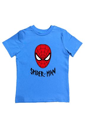 تیشرت آبی بچه گانه رگولار Spiderman - کد 800236113