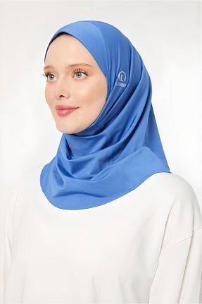 شال سرمه ای زنانه پنبه پلی استر Melodi Scarf - کد 800312172