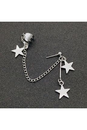 گوشواره جواهر روکش نقره oldskoolbutik - کد 792113708
