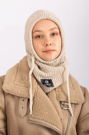 شال بژ زنانه hijabchi - کد 800534367