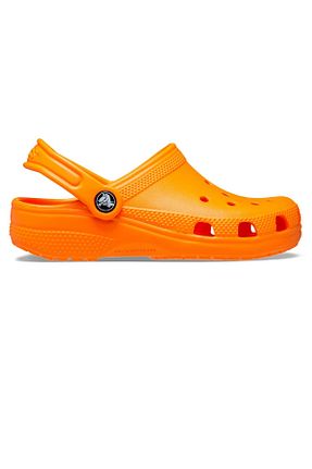 دمپائی نارنجی بچه گانه پاشنه تخت Crocs - کد 800386336