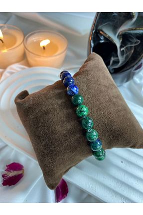 دستبند جواهر آبی زنانه سنگ طبیعی Elifsu Jewelry - کد 800380621
