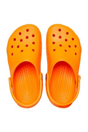 دمپائی نارنجی بچه گانه پاشنه تخت Crocs - کد 800386336