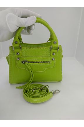 کیف دستی سبز زنانه سایز کوچک چرم مصنوعی کد 781071487