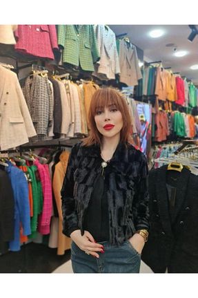 کت مشکی زنانه Bolero MEMETTİ - کد 792509906